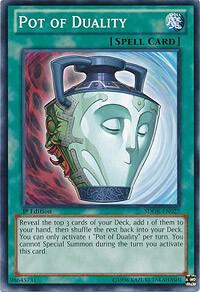 Pot of Duality - Structure Deck: Onslaught of the Fire Kings YuGiOh trading card