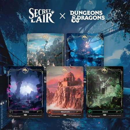 Secret Lair Drop: Secret Lair x Dungeons & Dragons: Lands of the Forgotten Realms - Non-Foil Edition - Secret Lair Drop Series Magic: The Gathering trading card