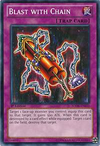 Blast with Chain - Structure Deck: Onslaught of the Fire Kings YuGiOh trading card