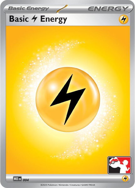 Basic Lightning Energy - MEE004 trading card from Prize Pack Series Cards Basic Lightning Energy - MEE004 - Prize Pack Series Cards Pokémon trading card