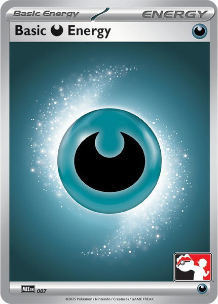 Basic Darkness Energy - MEE007 trading card from Prize Pack Series Cards Basic Darkness Energy - MEE007 - Prize Pack Series Cards Pokémon trading card