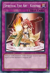 Spiritual Fire Art - Kurenai - Structure Deck: Onslaught of the Fire Kings YuGiOh trading card