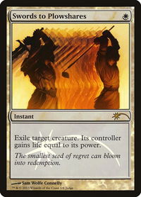 Swords to Plowshares - Judge Promos (JDG) #1 - Promo Magic: The Gathering Trading Card