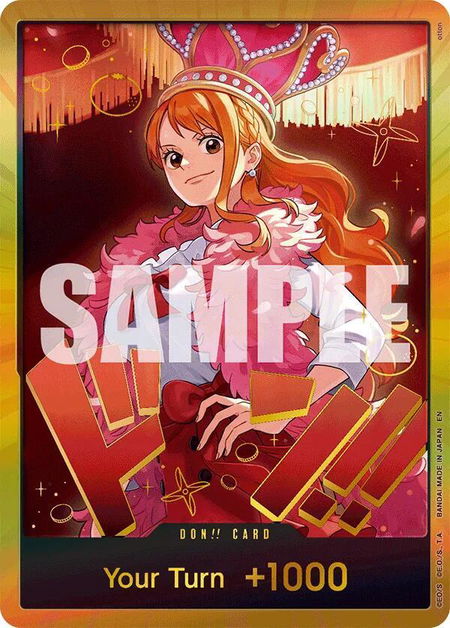 DON!! Card (Nami) (Gold) - Extra Booster: One Piece Heroines Edition One Piece trading card