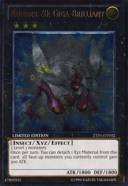Number 20: Giga-Brilliant (UTR) - 2013 Zexal Collection Tin YuGiOh trading card