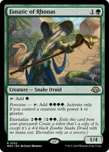 Fanatic of Rhonas - Promo Pack: Lorwyn Eclipsed (PPECL) #152 - Rare Magic: The Gathering Trading Card