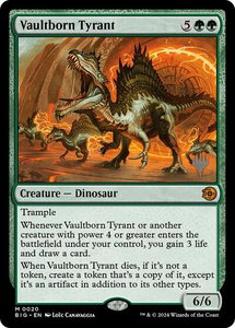 Vaultborn Tyrant - Promo Pack: Lorwyn Eclipsed (PPECL) #20 - Mythic Rare Magic: The Gathering Trading Card