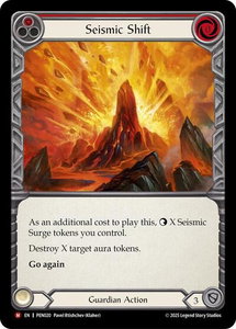 Seismic Shift (Red) - Compendium of Rathe (PEN) #PEN020 - Majestic Flesh and Blood Trading Card