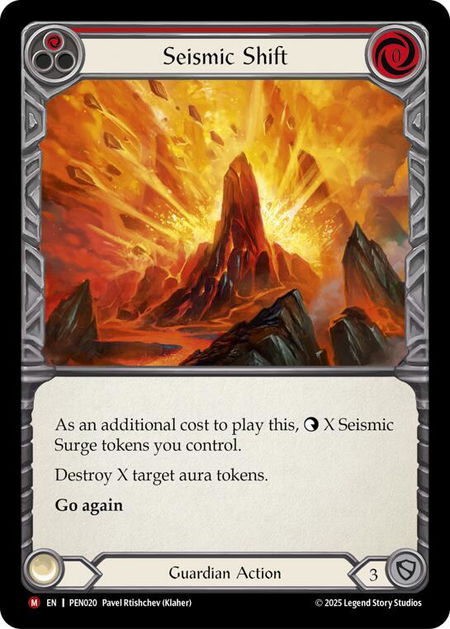 Seismic Shift (Red) - Compendium of Rathe Flesh and Blood trading card
