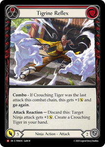 Tigrine Reflex (Red) - Compendium of Rathe (PEN) #PEN035 - Majestic Flesh and Blood Trading Card