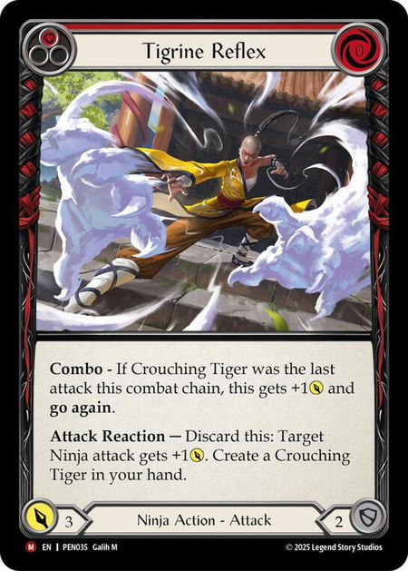 Tigrine Reflex (Red) - Compendium of Rathe Flesh and Blood trading card