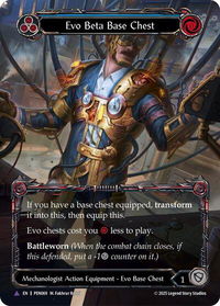 Evo Beta Base Chest (Blue) (Marvel) - Compendium of Rathe (PEN) #PEN069 - Marvel Flesh and Blood Trading Card