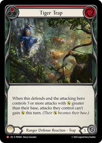 Tiger Trap (Red) - Compendium of Rathe (PEN) #PEN083 - Majestic Flesh and Blood Trading Card