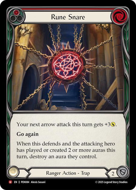 Rune Snare (Red) - Compendium of Rathe Flesh and Blood trading card