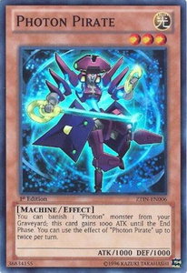 Photon Pirate - 2013 Zexal Collection Tin (ZTIN) #ZTIN-EN006 - Super Rare YuGiOh Trading Card