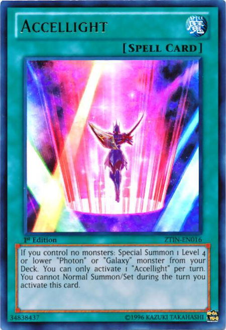 Accellight - 2013 Zexal Collection Tin YuGiOh trading card