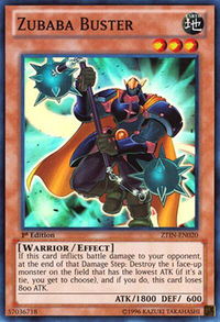 Zubaba Buster - 2013 Zexal Collection Tin (ZTIN) #ZTIN-EN020 - Super Rare YuGiOh Trading Card