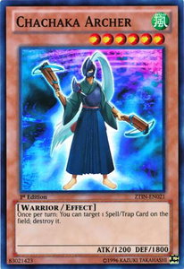 Chachaka Archer - 2013 Zexal Collection Tin (ZTIN) #ZTIN-EN021 - Super Rare YuGiOh Trading Card