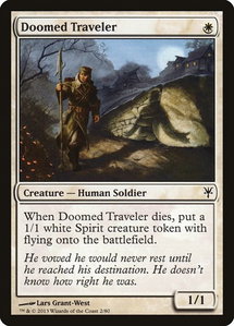 Doomed Traveler - Duel Decks: Sorin vs. Tibalt (DDK) #2 - Common Magic: The Gathering Trading Card
