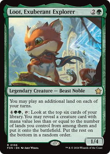 Loot, Exuberant Explorer - Promo Pack: Lorwyn Eclipsed (PPECL) #106 - Rare Magic: The Gathering Trading Card