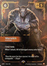 Warwick - Hunter - Riftbound Promotional Cards (PR) #159a/298 - Promo Riftbound Trading Card