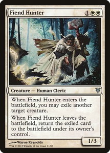 Fiend Hunter - Duel Decks: Sorin vs. Tibalt (DDK) #11 - Uncommon Magic: The Gathering Trading Card