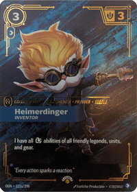 Heimerdinger - Inventor - Riftbound Promotional Cards (PR) #111a/298 - Promo Riftbound Trading Card