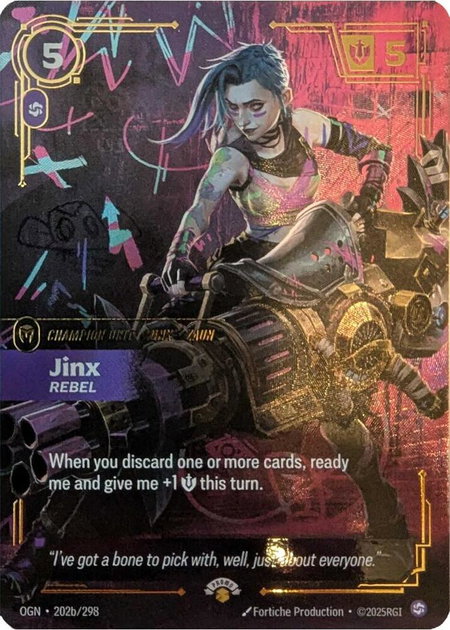 Jinx - Rebel - Riftbound Promotional Cards Riftbound trading card