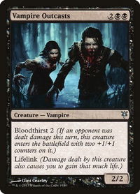 Vampire Outcasts - Duel Decks: Sorin vs. Tibalt (DDK) #15 - Uncommon Magic: The Gathering Trading Card