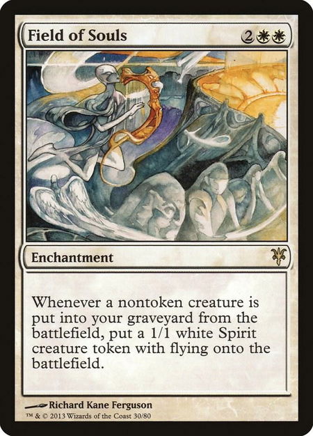 Field of Souls trading card from Duel Decks: Sorin vs. Tibalt Field of Souls - Duel Decks: Sorin vs. Tibalt Magic: The Gathering trading card