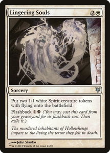 Lingering Souls - Duel Decks: Sorin vs. Tibalt (DDK) #24 - Uncommon Magic: The Gathering Trading Card