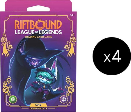 Unleashed - Champion Deck (Vex) Display trading card from Unleashed Unleashed - Champion Deck (Vex) Display - Unleashed Riftbound trading card