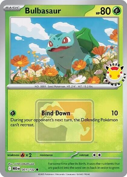 Bulbasaur (Pokemon Day 2026) - Miscellaneous Cards & Products Pokémon trading card