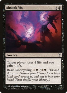 Absorb Vis - Duel Decks: Sorin vs. Tibalt (DDK) #31 - Common Magic: The Gathering Trading Card