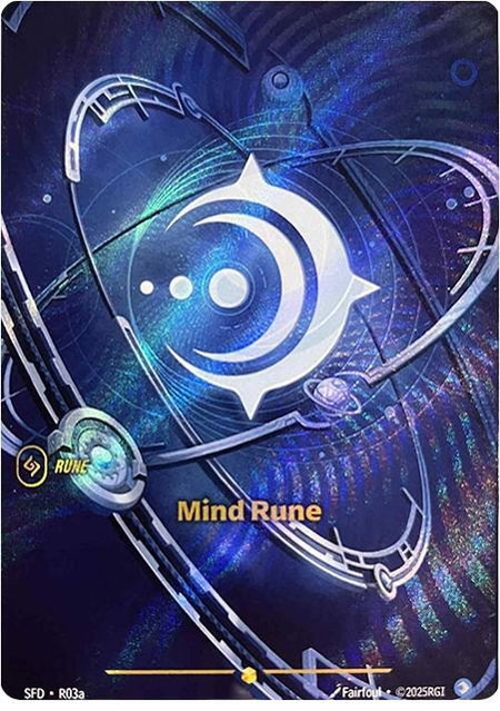 Mind Rune (Alternate Art) - Spiritforged Riftbound trading card