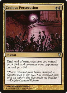Zealous Persecution - Duel Decks: Sorin vs. Tibalt (DDK) #23 - Uncommon Magic: The Gathering Trading Card