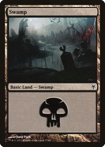 Swamp (37) - Duel Decks: Sorin vs. Tibalt (DDK) #37 - Land Magic: The Gathering Trading Card