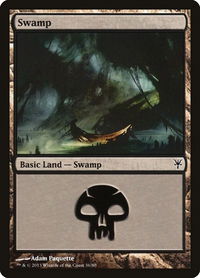Swamp (36) - Duel Decks: Sorin vs. Tibalt (DDK) #36 - Land Magic: The Gathering Trading Card