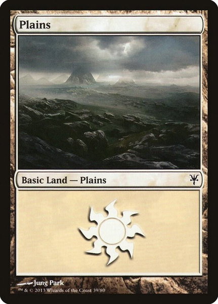 Plains (39) trading card from Duel Decks: Sorin vs. Tibalt Plains (39) - Duel Decks: Sorin vs. Tibalt Magic: The Gathering trading card
