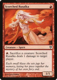 Scorched Rusalka - Duel Decks: Sorin vs. Tibalt (DDK) #43 - Uncommon Magic: The Gathering Trading Card