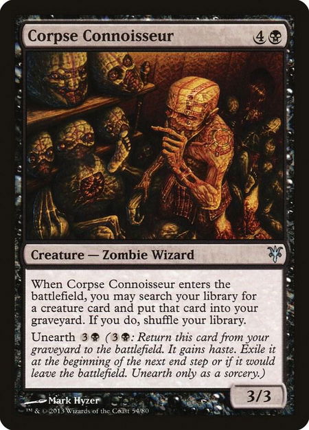 Corpse Connoisseur trading card from Duel Decks: Sorin vs. Tibalt Corpse Connoisseur - Duel Decks: Sorin vs. Tibalt Magic: The Gathering trading card