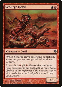 Scourge Devil - Duel Decks: Sorin vs. Tibalt (DDK) #55 - Uncommon Magic: The Gathering Trading Card