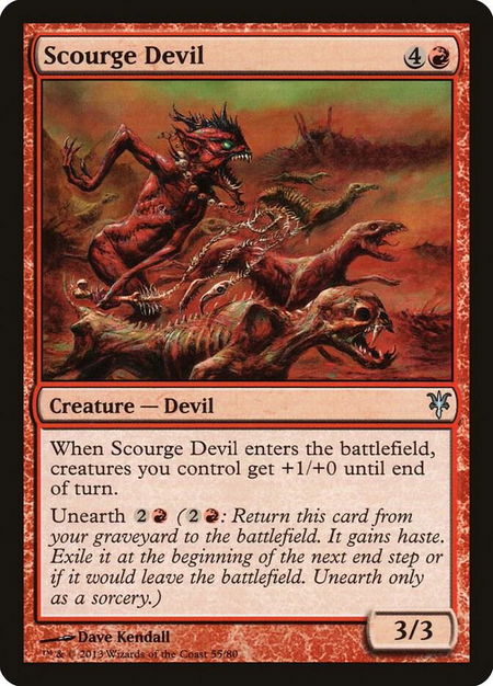 Scourge Devil - Duel Decks: Sorin vs. Tibalt Magic: The Gathering trading card