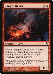 Gang of Devils - Duel Decks: Sorin vs. Tibalt (DDK) #56 - Uncommon Magic: The Gathering Trading Card