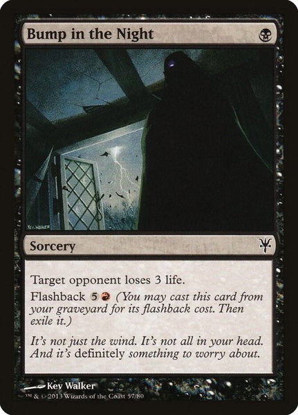Bump in the Night trading card from Duel Decks: Sorin vs. Tibalt Bump in the Night - Duel Decks: Sorin vs. Tibalt Magic: The Gathering trading card