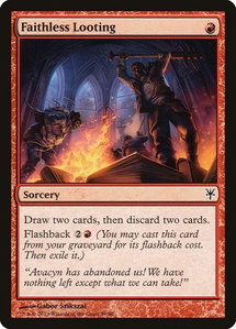 Faithless Looting - Duel Decks: Sorin vs. Tibalt (DDK) #59 - Common Magic: The Gathering Trading Card