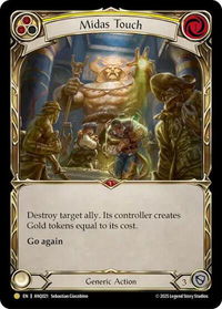 Midas Touch (Yellow) (ANQ021) - Compendium of Rathe - Antiquity Pack (ANQ) #ANQ021 - Gold Flesh and Blood Trading Card
