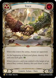 Truce (Blue) (ANQ025) - Compendium of Rathe - Antiquity Pack (ANQ) #ANQ025 - Gold Flesh and Blood Trading Card