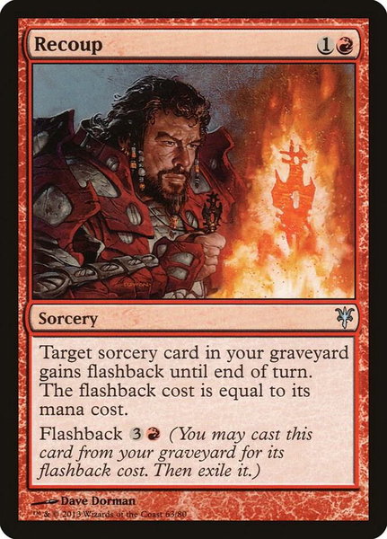 Recoup trading card from Duel Decks: Sorin vs. Tibalt Recoup - Duel Decks: Sorin vs. Tibalt Magic: The Gathering trading card