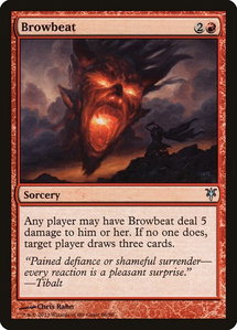 Browbeat - Duel Decks: Sorin vs. Tibalt (DDK) #66 - Uncommon Magic: The Gathering Trading Card